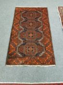 An Afghan rug,