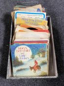 A box of 45 singles - nursery rhymes,