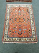 A Malayer rug 145 cm x 106 cm