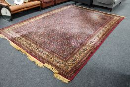 A machine made eastern carpet,
