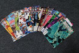 Nineteen DC Comics - The Flash and Flash Gordon.