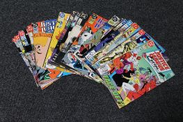 Eighteen DC Comics - Justice Society and Justice League.