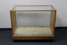 An early 20th century shop display cabinet