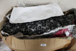 A quantity of Phaze canvas mini skirts