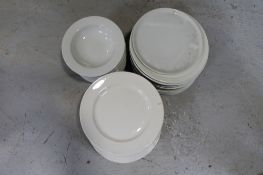 Sixty two assorted Churchill catering soup,