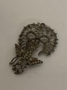 A nice quality silver and paste Victorian pendant