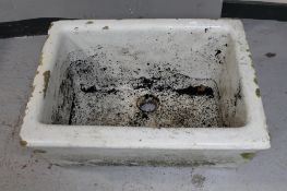 An antique Belfast sink