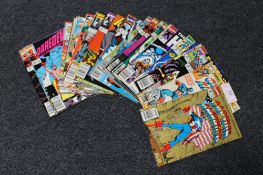 Twenty-eight Marvel Comics - The Incredible Hulk, Captain America, The Punisher,