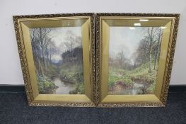 A pair of gilt framed Sutton Palmer prints - 