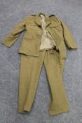 An Army tunic and trousers