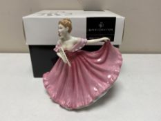 A Royal Doulton pretty ladies figure - Elaine, boxed.