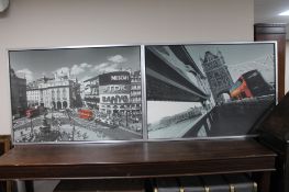 Two contemporary framed prints,