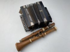 A vintage wooden Clement & Co.