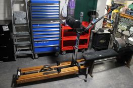 A Nordic ski machine