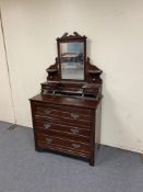 An Edwardian dressing chest