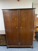 A Stag double door wardrobe