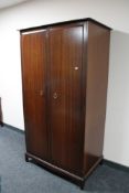 A Stag double door wardrobe