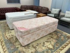 A Kozeesleep 2'6 storage divan and mattress