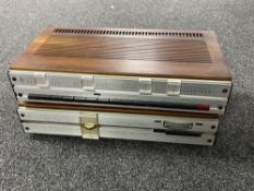 A Bang & Olufsen Beolab 5000 and a Bang & Olufsen Beomaster 5000