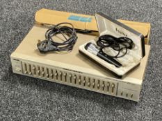 A Marantz graphic stereo equaliser EQ-20, cased Foster microphone,