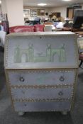 A 20th century painted bureau.