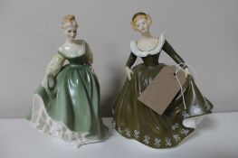 Two Royal Doulton figures,