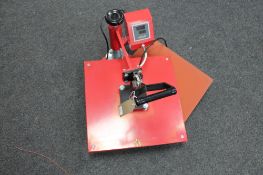 An electric plane heat press machine