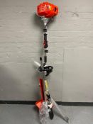 A petrol garden multi tool