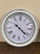 A batter operated shabby chic wall clock