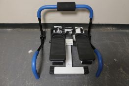 A Kettler stepper and an ab cruncher