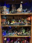 An incredible very impressive and extensive collection of Department 56 Snow Village Halloween