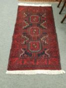 A Persian rug,