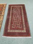 A Persian rug,