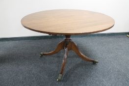 A Victorian mahogany tilt topped breakfast table