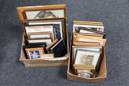 A large collection of pictures and prints, watercolour drawings,