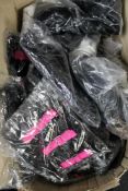 A box of phaze cruella split skirts and mini skirts