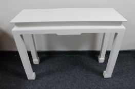 A painted hall table