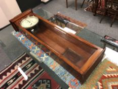 A 19th century mahogany cased regulator wall timepiece, signed J.G.