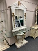 A Barker and Stonehouse Grecian style console table,