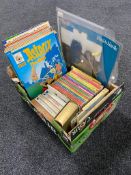 A box of observer books, vintage ladybird books,