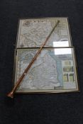 Two maps of Northumberland,