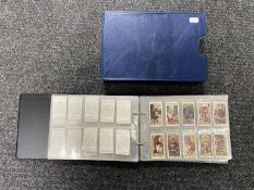 An album of cigarette cards - Will's, Gallagher's, John Player including horse racing, royalty,