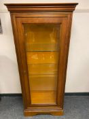 A mahogany glazed display cabinet,