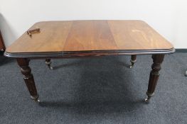 A Victorian mahogany extending dining table with leaf CONDITION REPORT: 150cm long