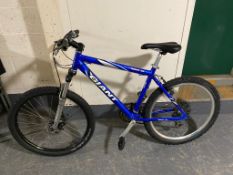 A Giant Rock SE front suspension mountain bike