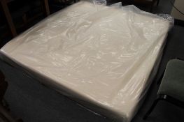 A Tempur super kingsize memory foam mattress, in bag.