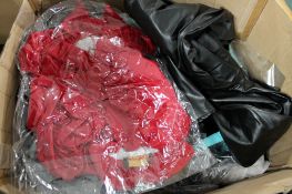 A box of Phaze gloss micro mini skirts etc