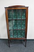 An Edwardian mahogany display cabinet