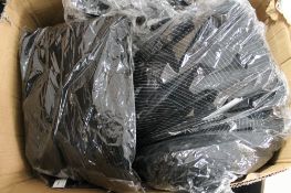 A box of Phaze pin striped skirts,