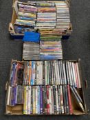 Three boxes of CD's,